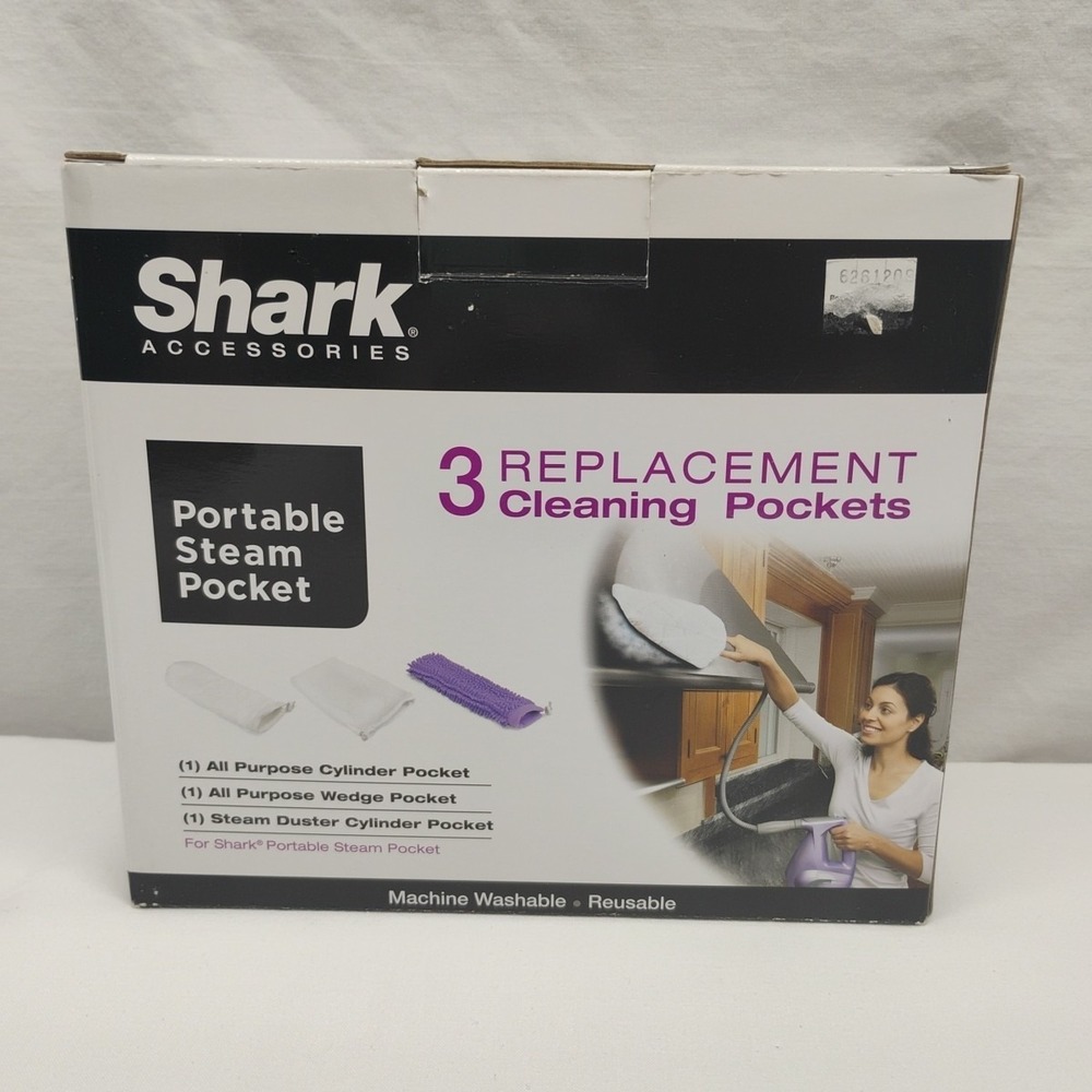 Shark Portable Steam Replacement Cleaning Pockets XT630 3pc Set Cylinder/Wedge
